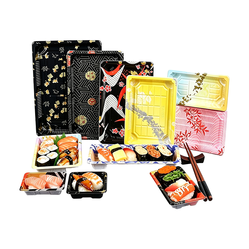Custom Printed PET Sushi Tray