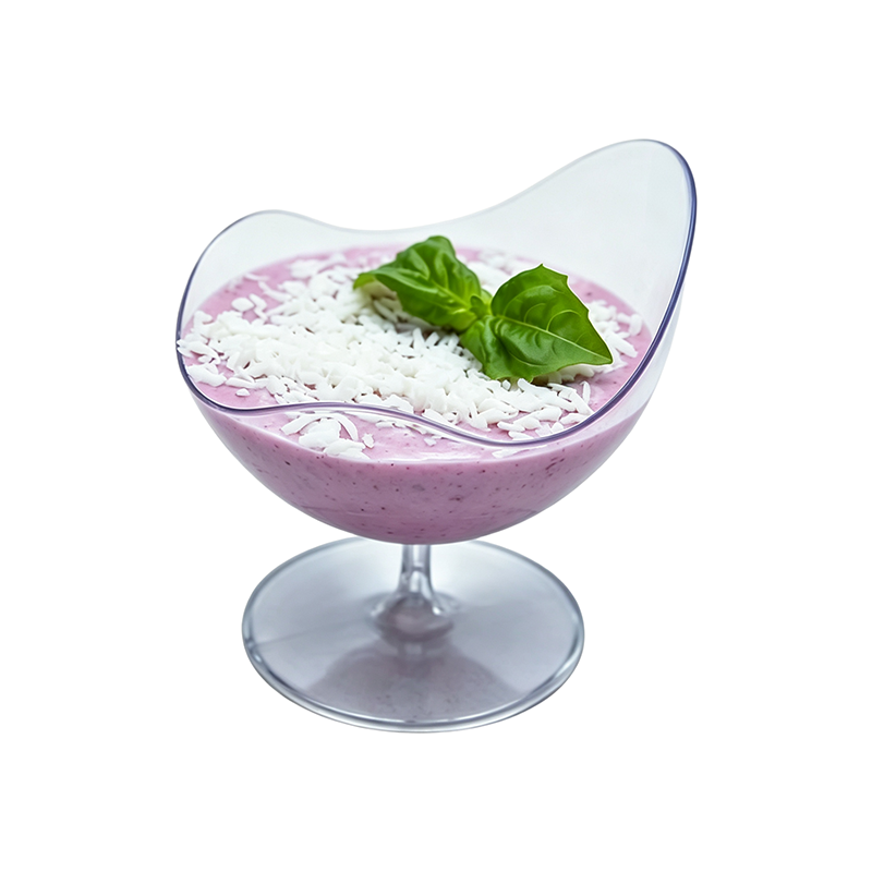 Wholesale Scallop Stem Dessert Cups