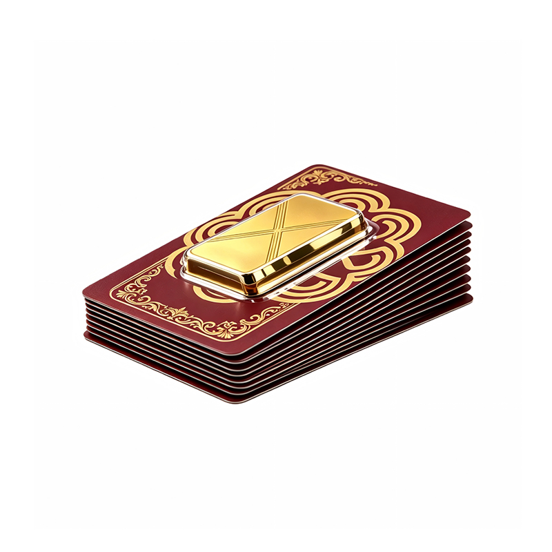 Gold Bar Security Blister Card