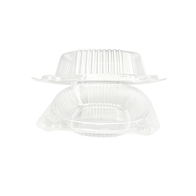 Burger Clamshell with Hinged Lid
