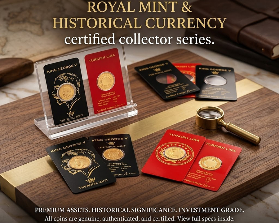 Factory Custom Gold Coins Blister Card