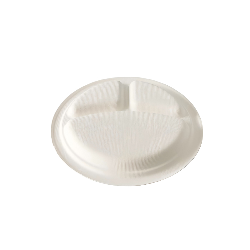 Compostable Sugarcane Bagasse Plates