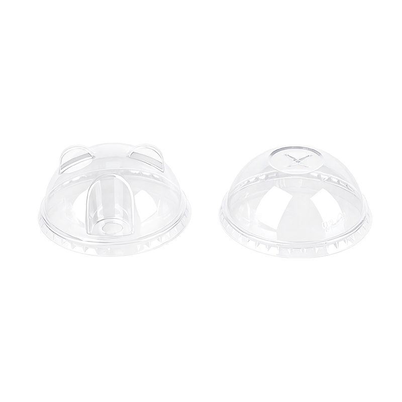 Dome Plastic Lids for Bubble Tea Cups
