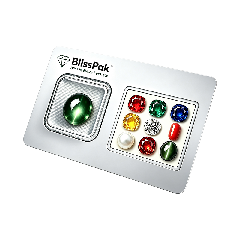 Custom Gemstone Blister Display Card