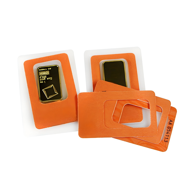 Gold Bar Clamshell Blister Packaging