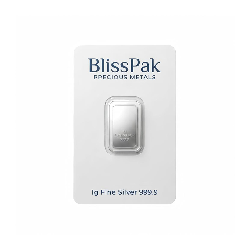 Silver Bar Packaging Blister Card Supplier