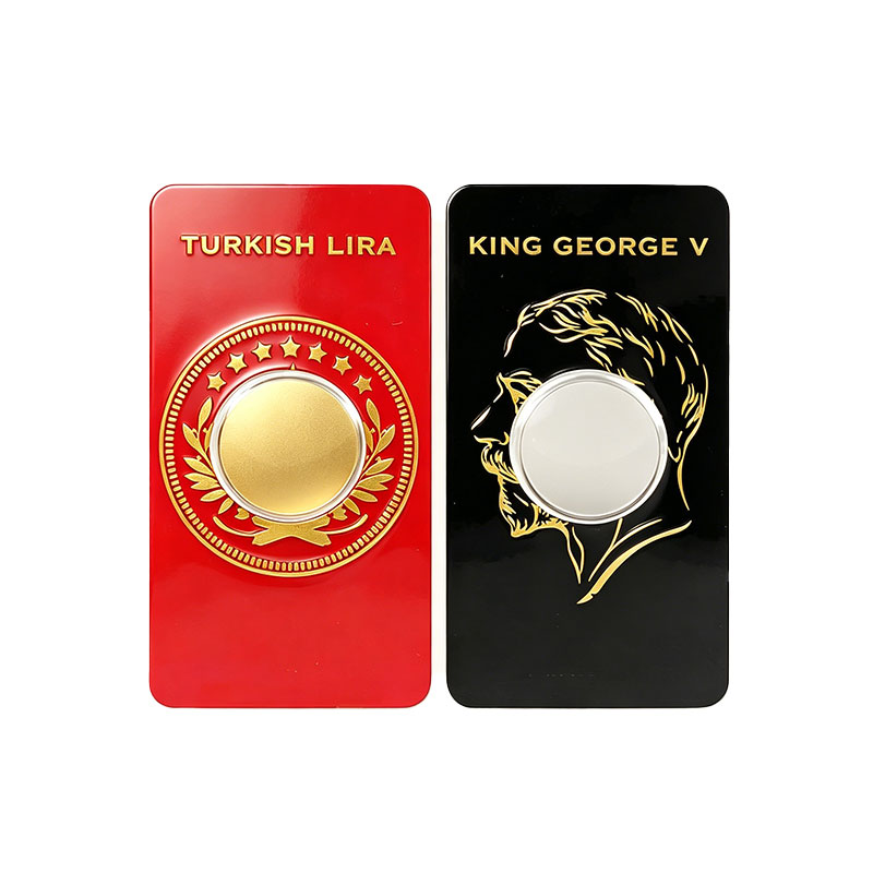 Factory Custom Gold Coins Blister Card