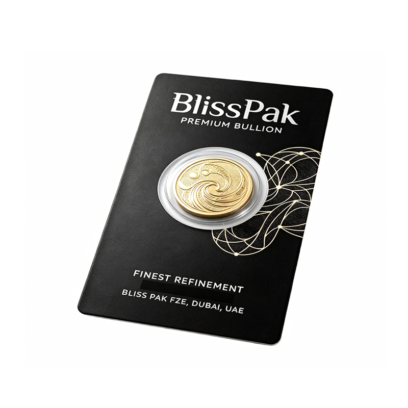 Custom Coin Gold Blister Pack 