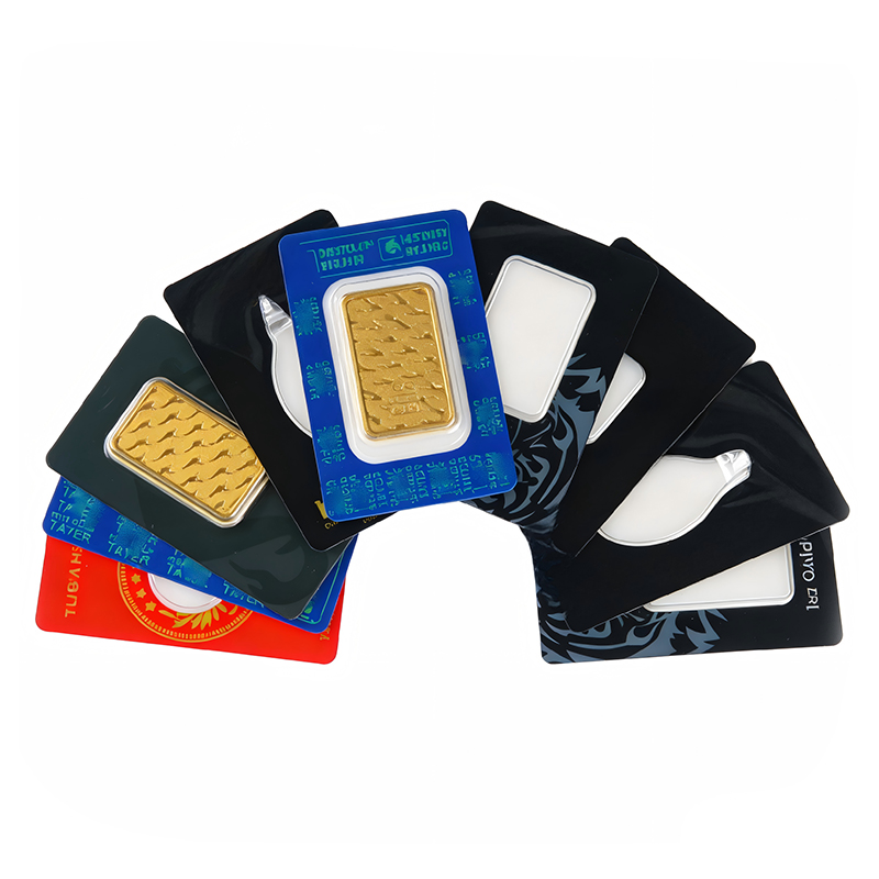 Custom Printed Gold Bar Blister Card