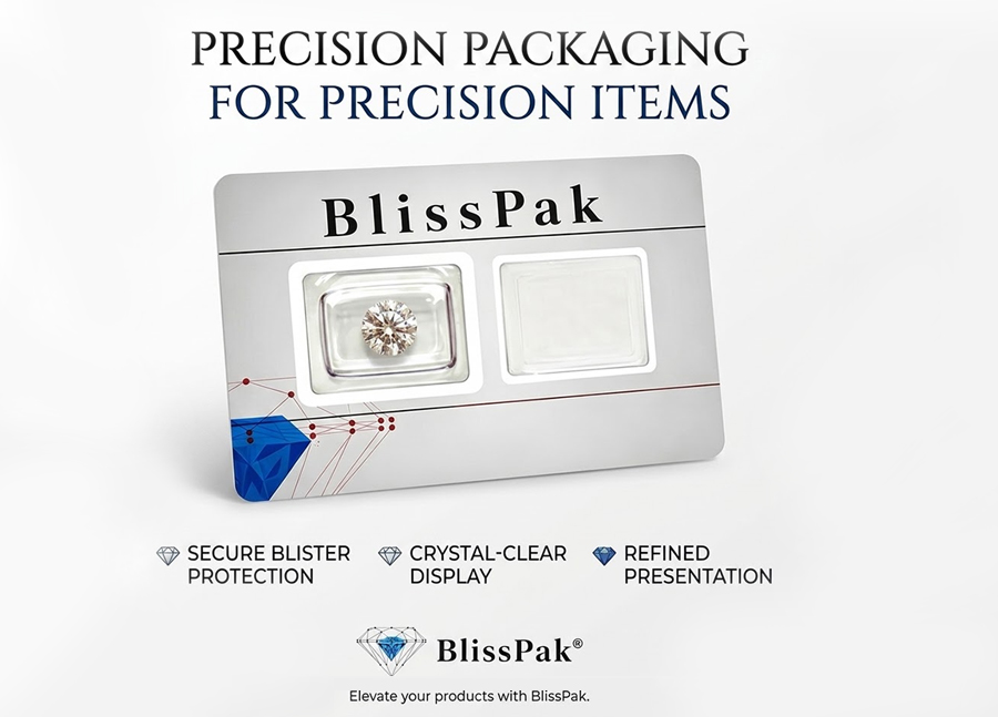 Custom Diamonds Blister Card Supplier