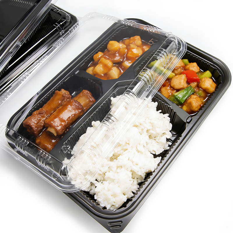 Wholesale 4 Compartment Takeaway Food Packaging