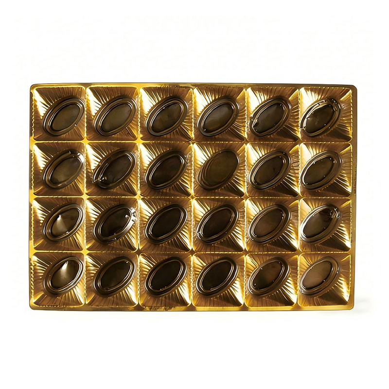 Factory Wholesale Gold Chocolate Blister Packaging
