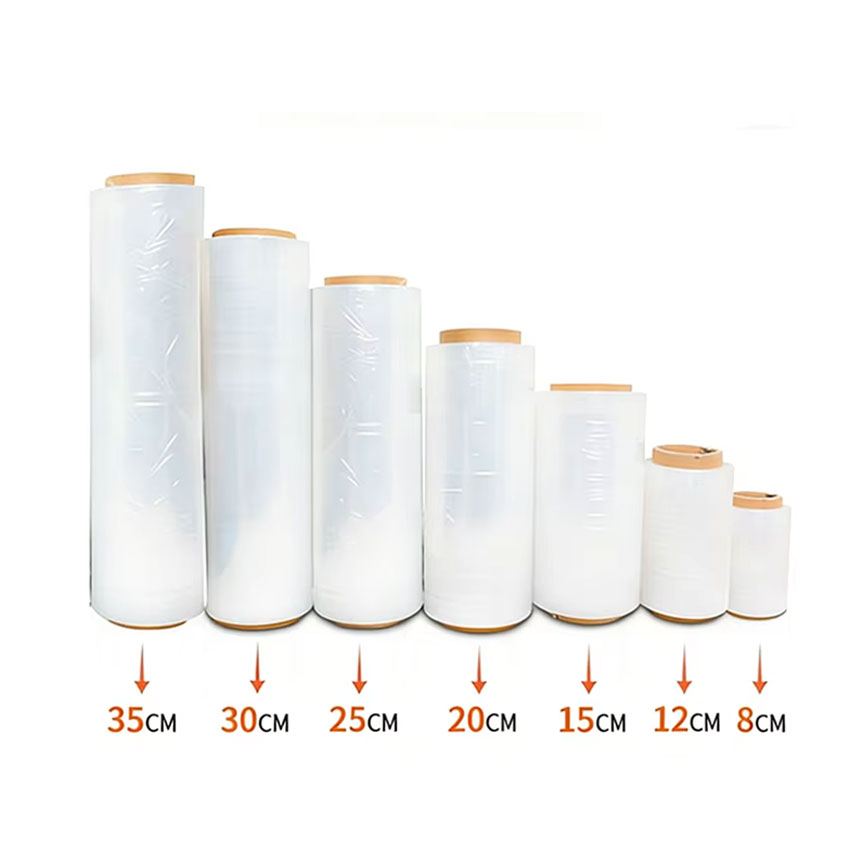 Food Grade Soft Glossy Clear High Barrier Stretch Film Roll