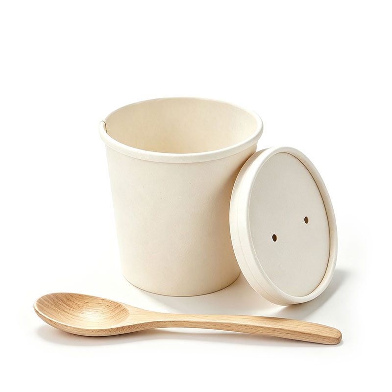 Custom Bamboo Paper Soup Containers