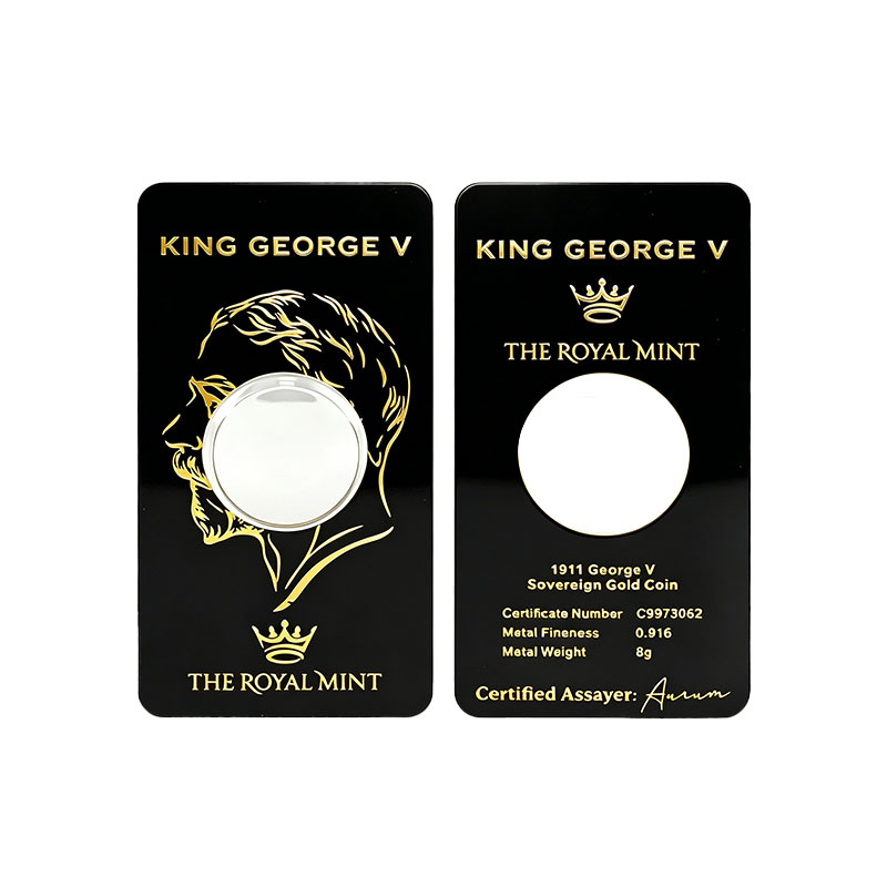 Factory Custom Gold Coins Blister Card