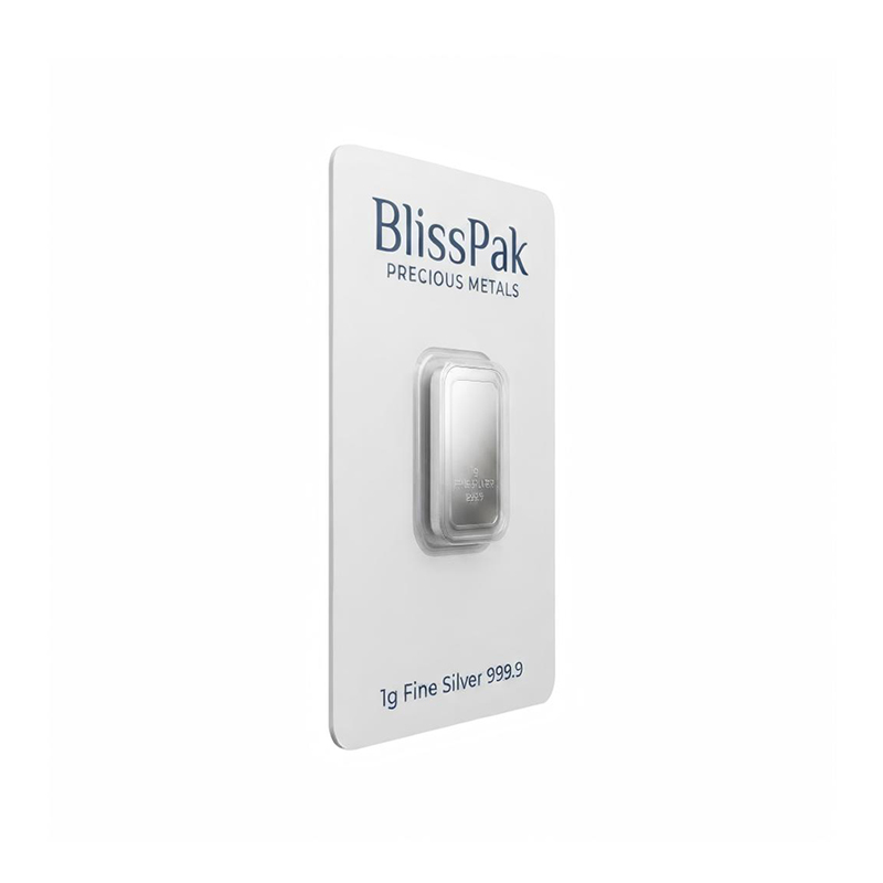 Silver Bar Packaging Blister Card Supplier