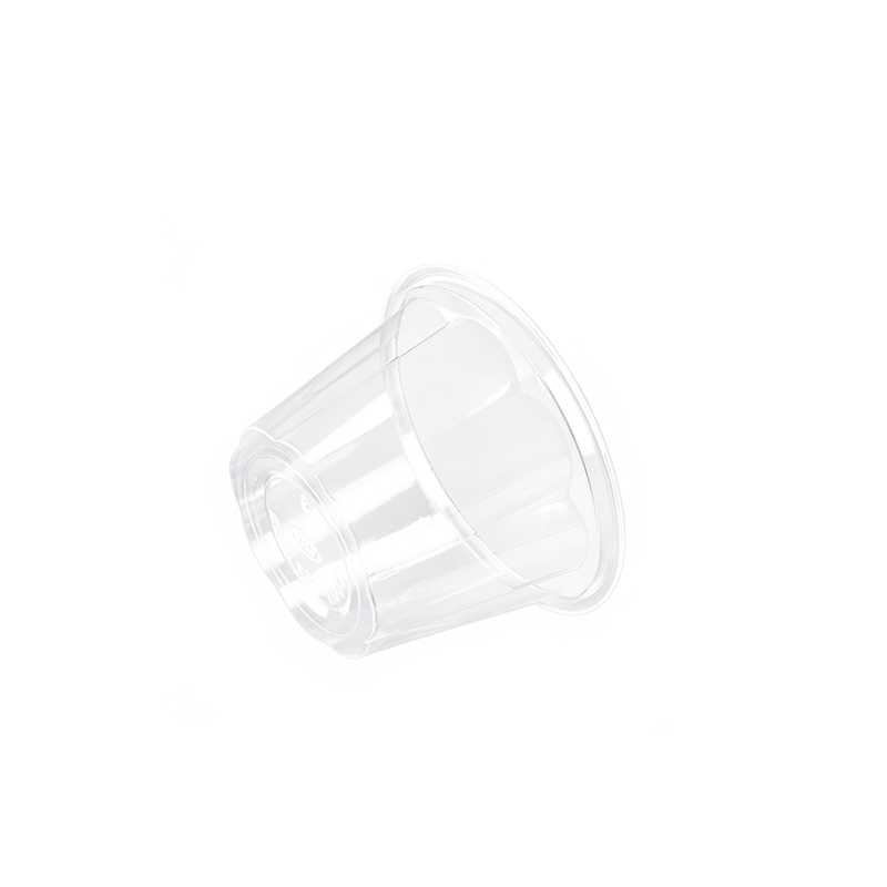 Plastic Blossom Shape Jelly Cups