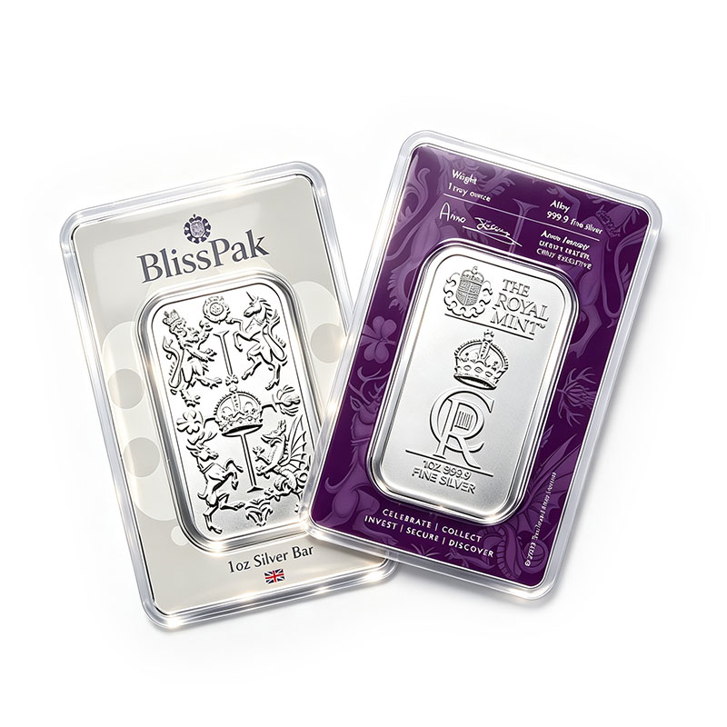 Custom Silver Bullion Bar Blister Packaging