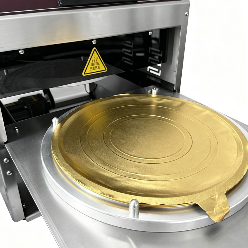 Automatic Electric Round Aluminum Foil Tray Sealing Machine