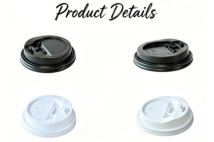 Snap On Plastic Lids for Paper Cups