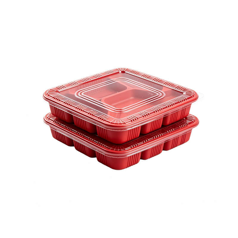 4 Compartment Train Meal Tray