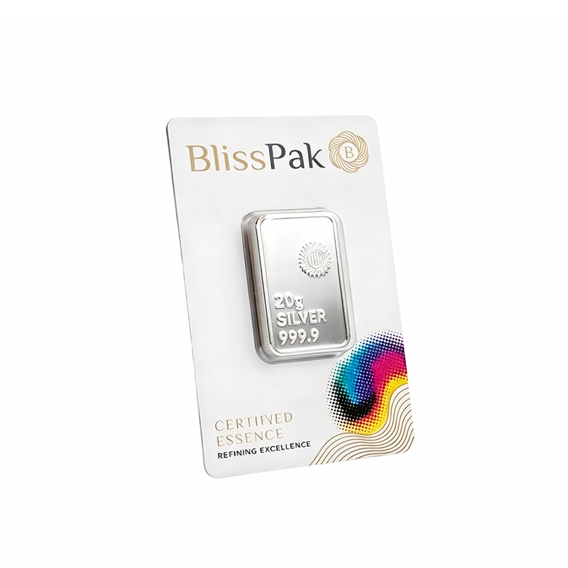 Silver Bar Presentation Blister Card