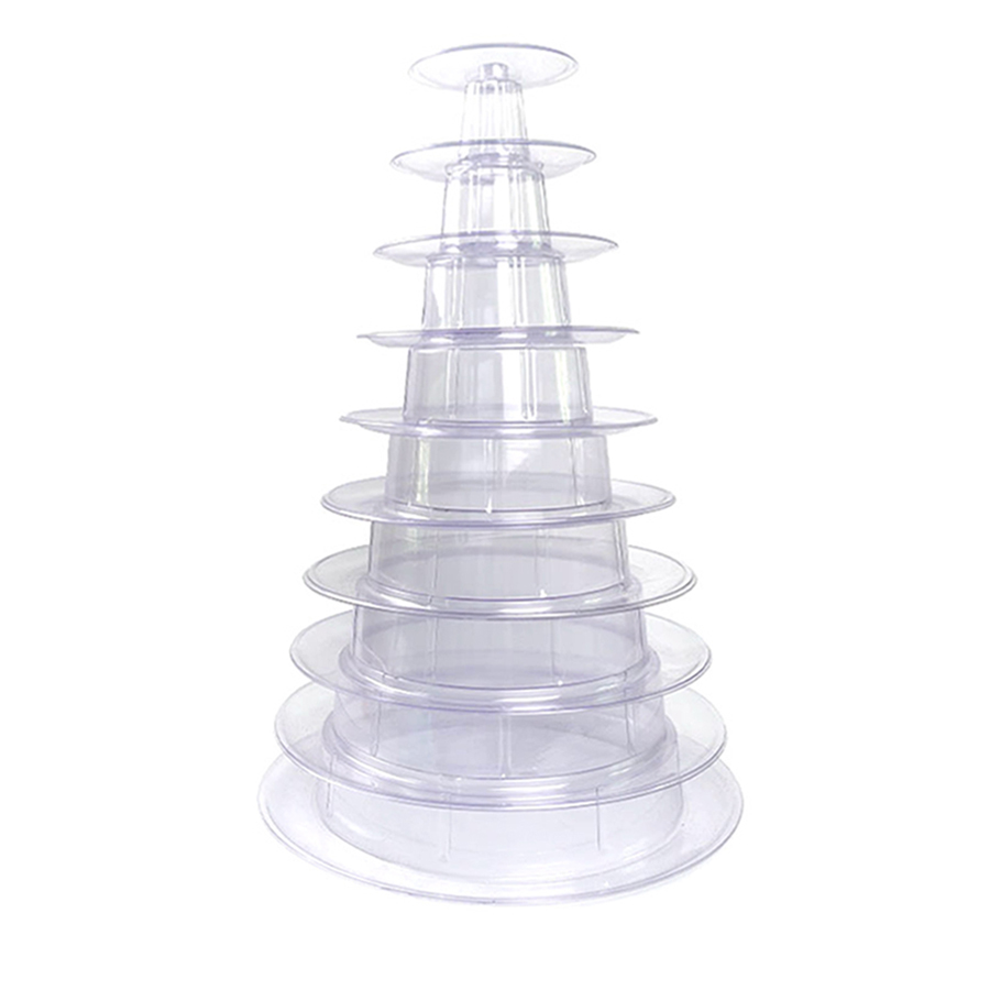 Custom Blister Macaron Display Stand Tower 
