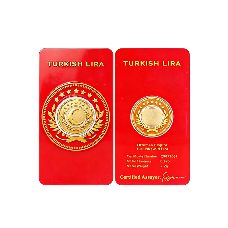 Factory Custom Gold Coins Blister Card