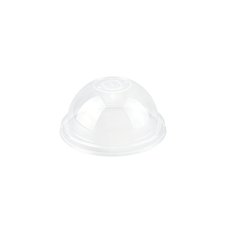 Dome Plastic Lids for Bubble Tea Cups