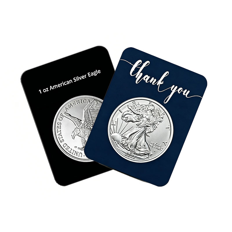 Silver Coin Card Blister Packaging