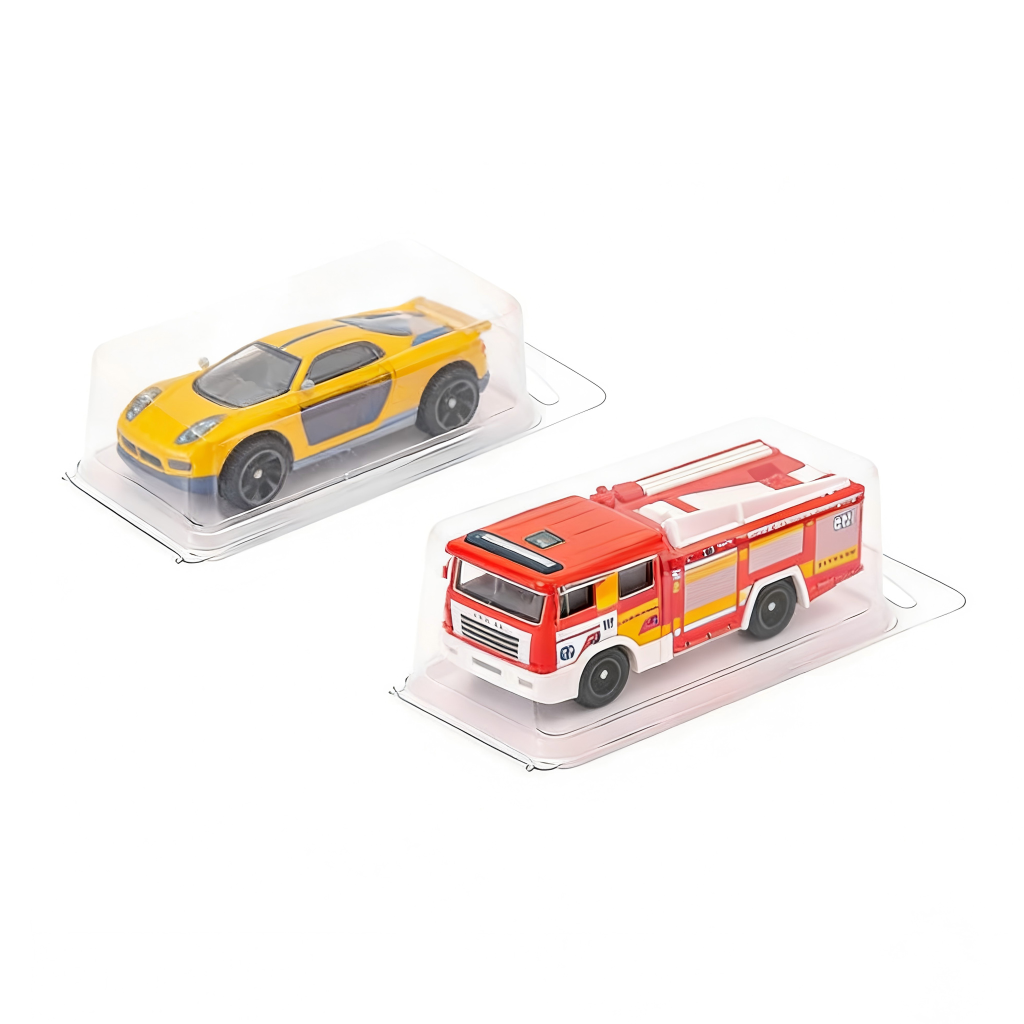Clamshell Packaging for Toy Cars