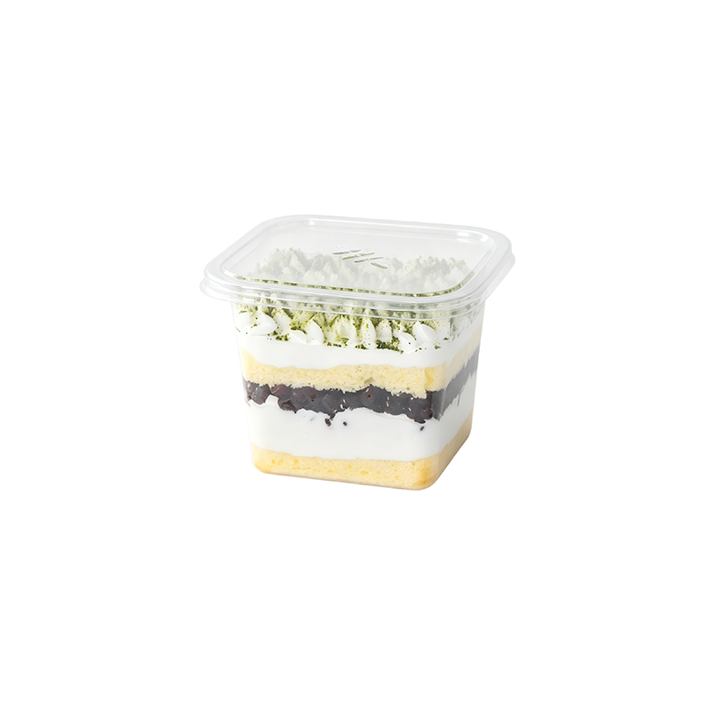 Clear Plastic Jelly Cup with Lid