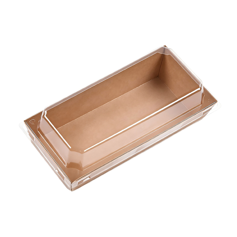 Rectangle 7 Inch Charcuterie Boxes with Clear Lids