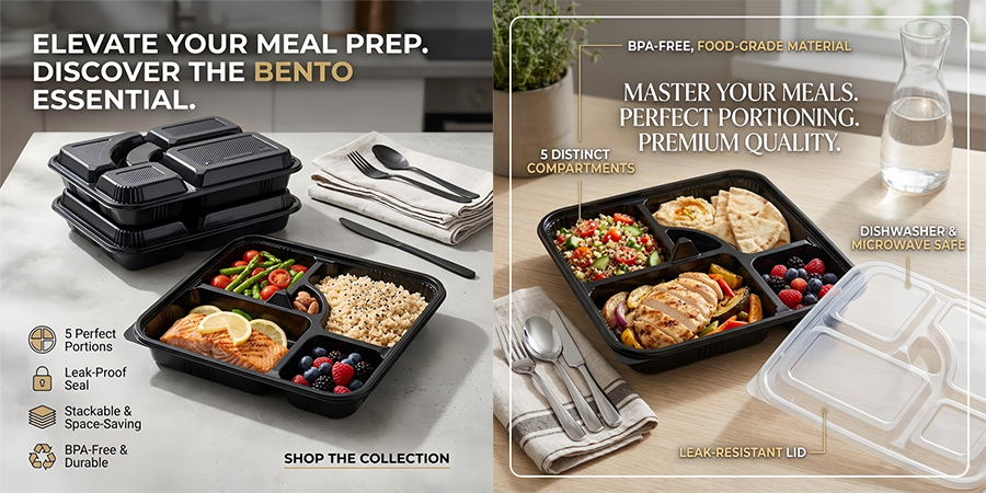 Microwaveable Railway Bento Box