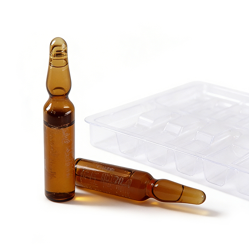 Disposable Medical Ampoule Glass Blister Plastic Packaging Tray
