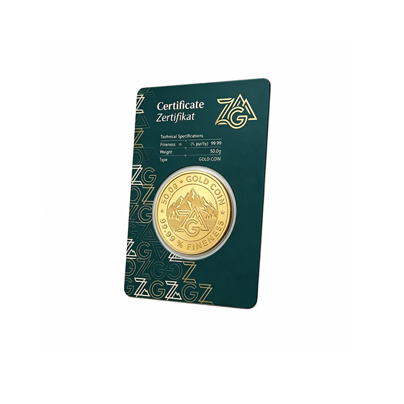Tamper Evident Gold Bar Assay Card