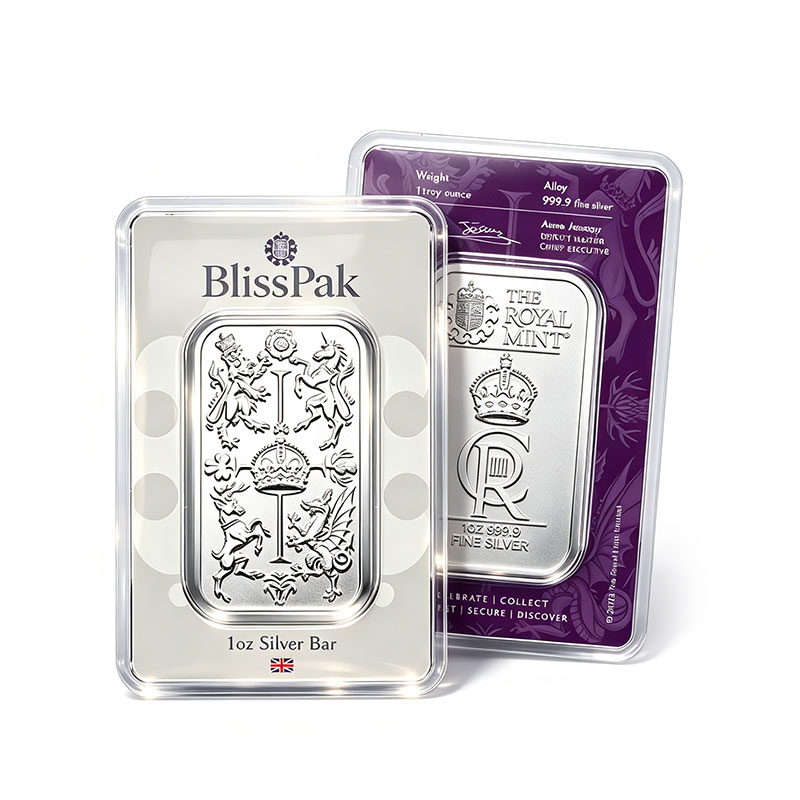 Custom Silver Bullion Bar Blister Packaging