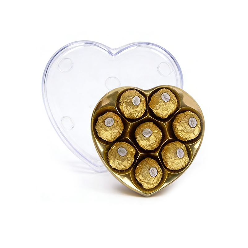Heart-Shaped Chocolate Packaging Box 