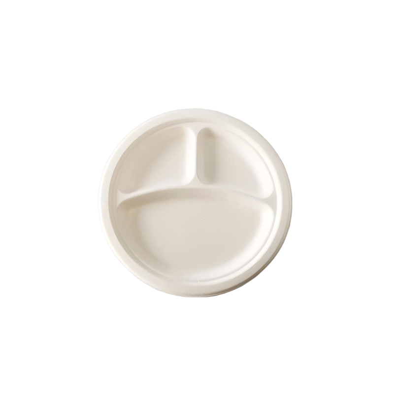 Compostable Sugarcane Bagasse Plates