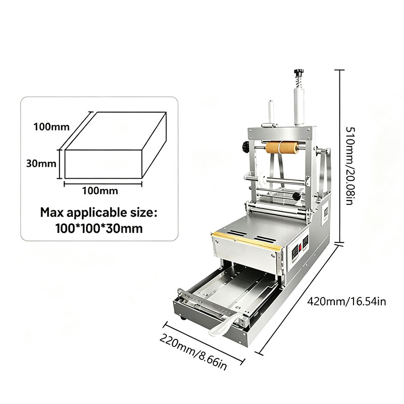 Semi-automatic Integrated Box Film Three-dimensional Packaging Machine
