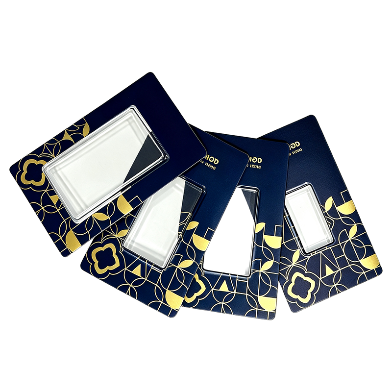 Custom Logo Gold Bar Blister Card