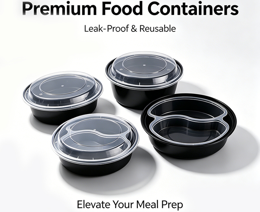 Double Layer Round Food Bowl