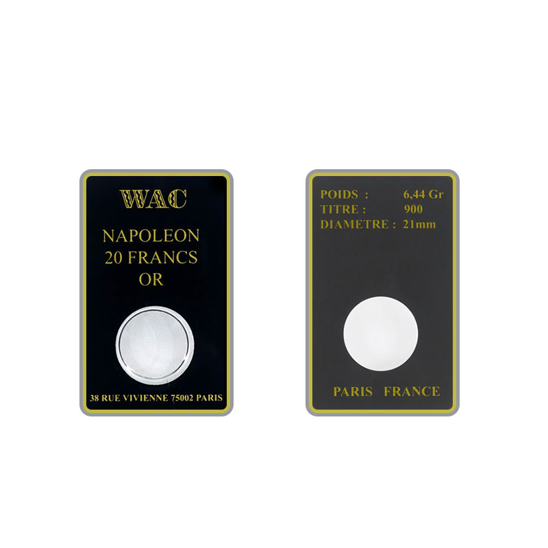 Gold Coin Blister Pack for Collection