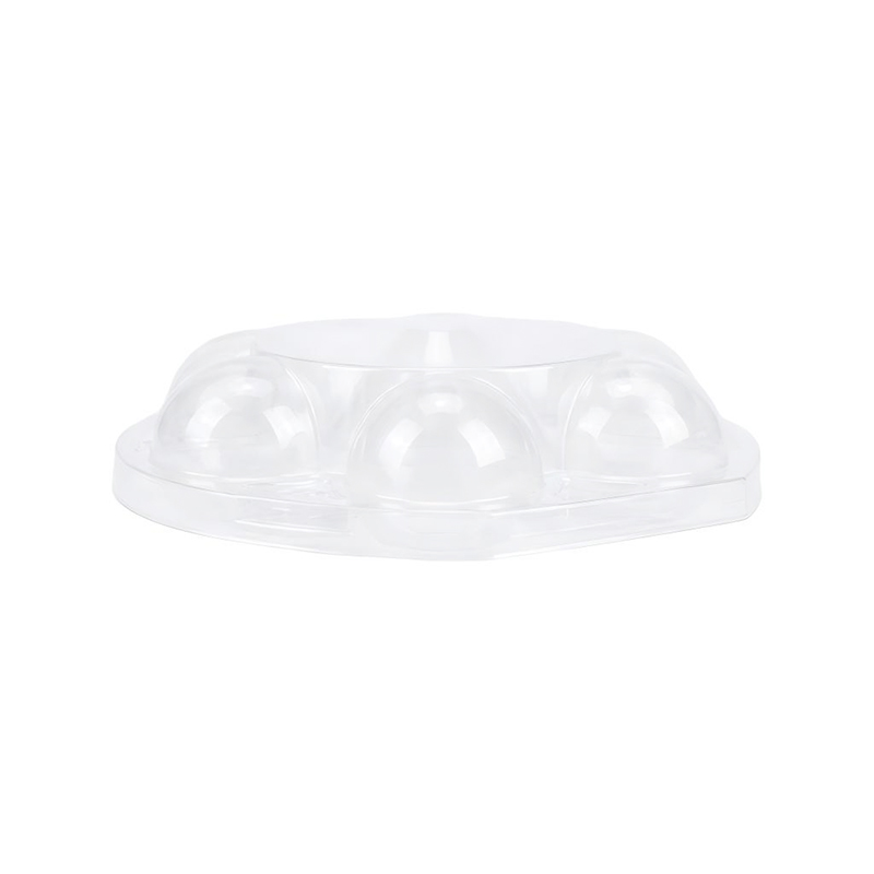 Wholesale 6-Cell Round PET Egg Trays 