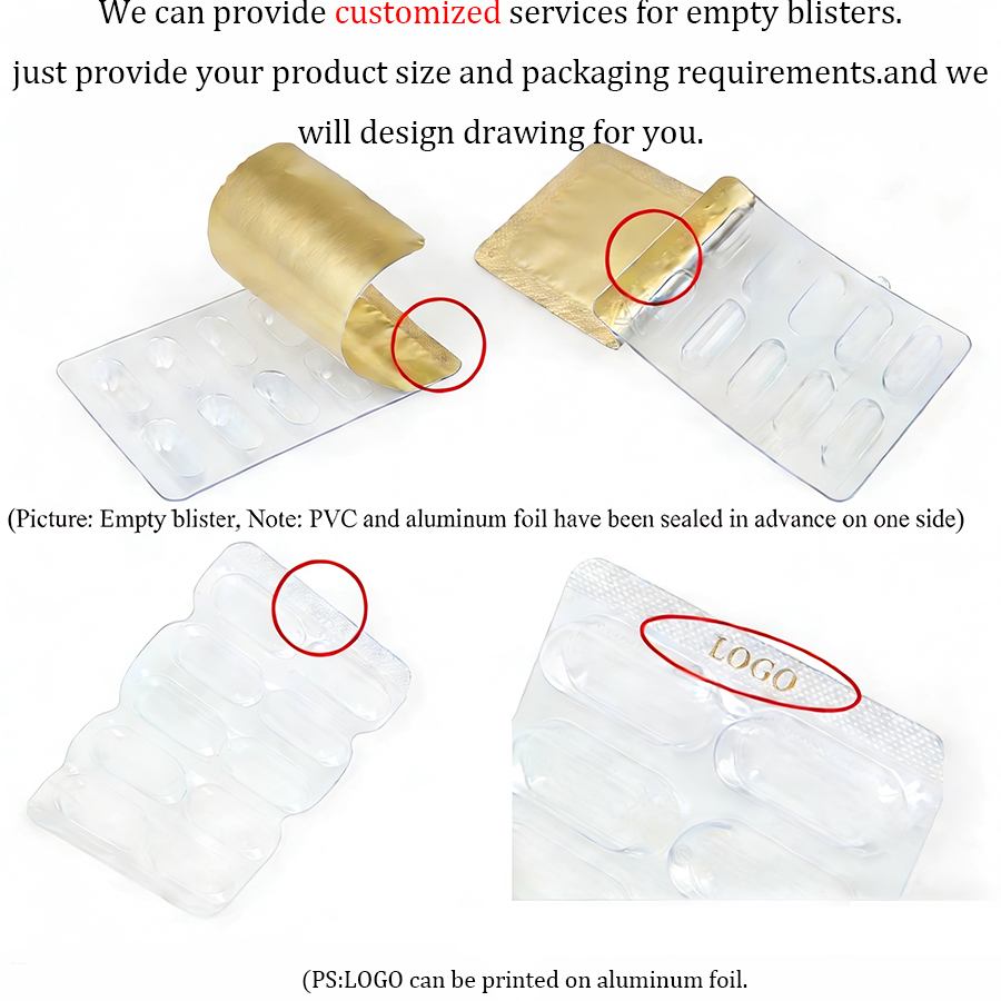 Custom Pharma Blister Packaging 