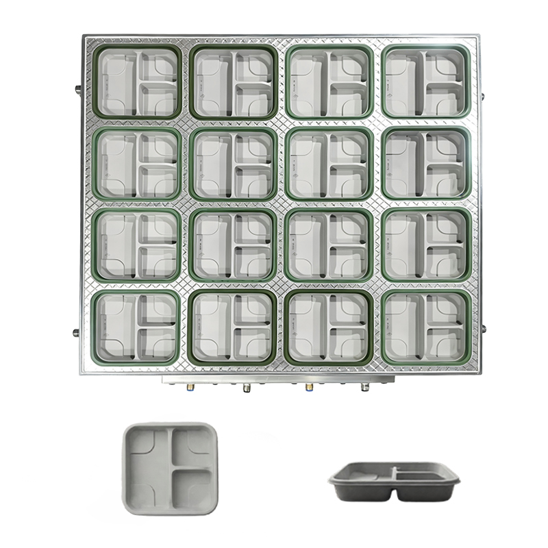 Three-Compartment Takeaway Food Container Thermoforming Mold