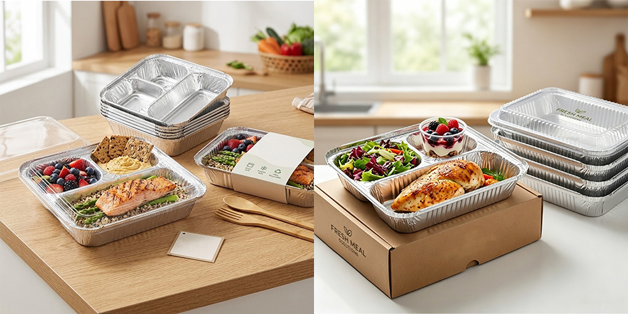 3 Compartment Airline Meal Tray