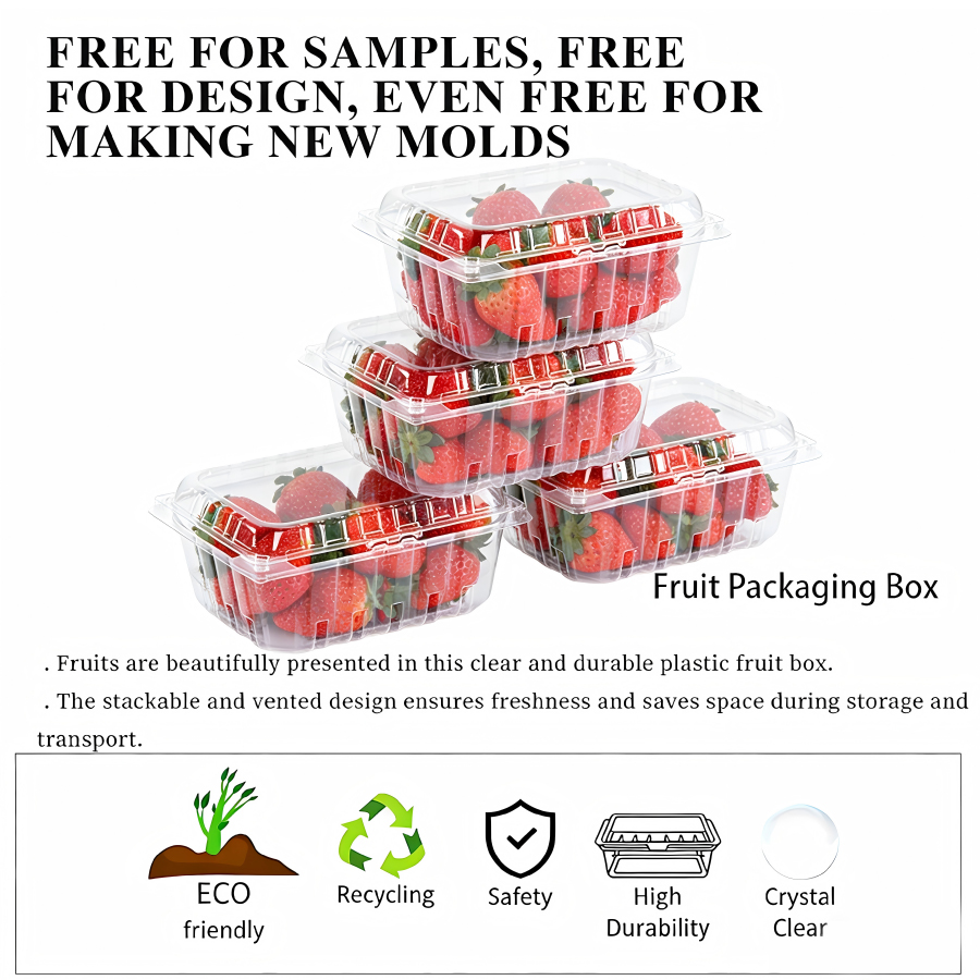 Custom Vacuum-Formed Strawberry Packing 