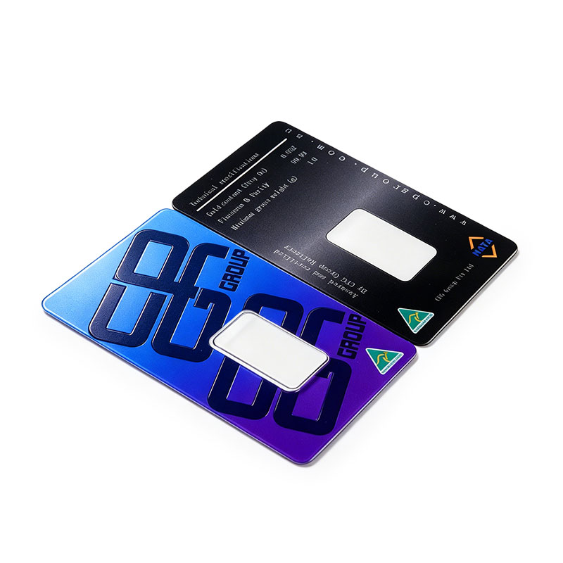 Factory Price Silver Bar Assay Card