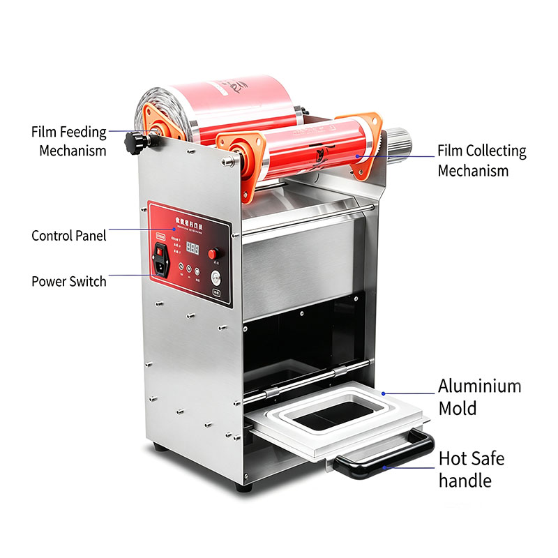 Automatic Electric Food Tray & Beverage Sealing Machine